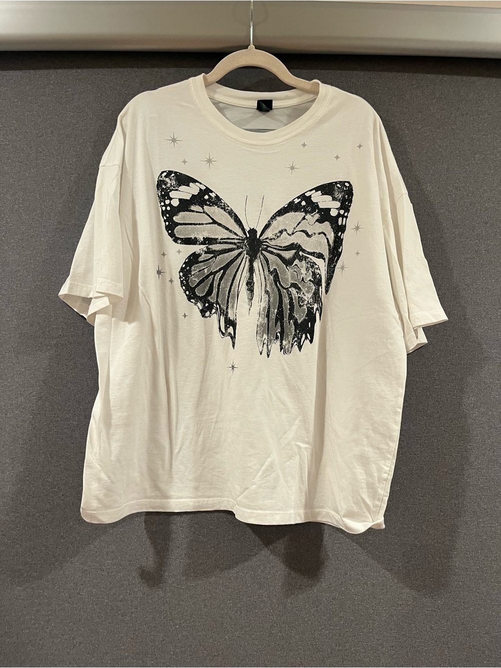 Women’s White Butterfly Graphic Tee